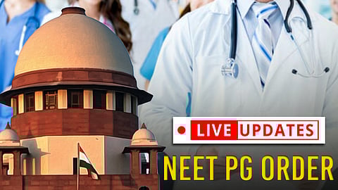 NEET PG order