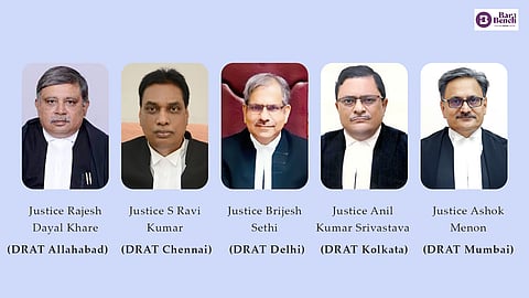 Justices Rajesh Dayal Khare, S Ravi Kumar, Brijesh Sethi, Anil Kumar Srivastava and Ashok Menon