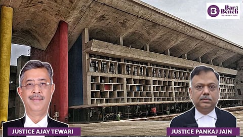 justices ajay tewari and pankaj jain with punjab & haryana high court