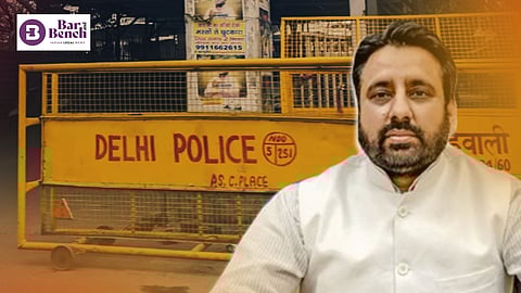 Amanatullah Khan, Delhi Police