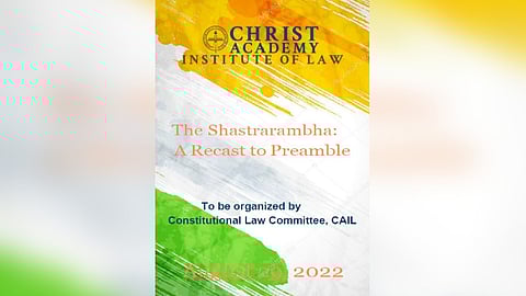 "The Shastraramba: A Recast to Preamble" by Constitutional Law Committee, CAIL