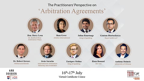 [Attend] Two-day training session on Arbitration Agreements by ArbDossier and ADR Society, WBNUJS