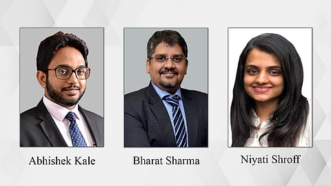 Abhishek Kale, Bharat Sharma and Niyati Shroff