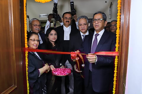 CJI NV Ramana inaugurates front office of Supreme Court Legal Services Committee