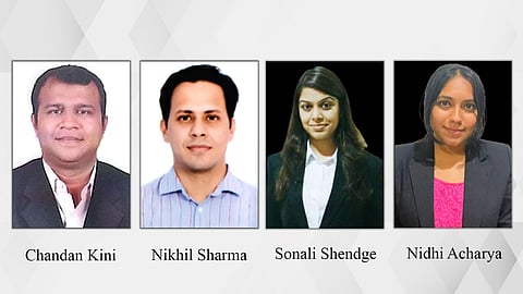 Chandan Kini, Nikhil Sharma, Sonali Shendge and Nidhi Acharya