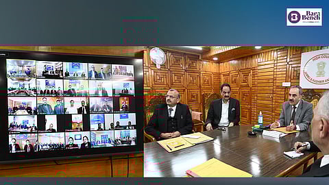 Chief Justice A. M.  Magrey interaction with Judicial officers