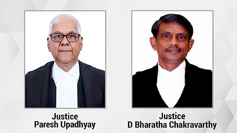 Justice Paresh Upadhyay and Justice D Bharatha Chakravarthy