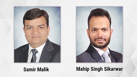 Samir Malik and Mahip Singh Sikarwar