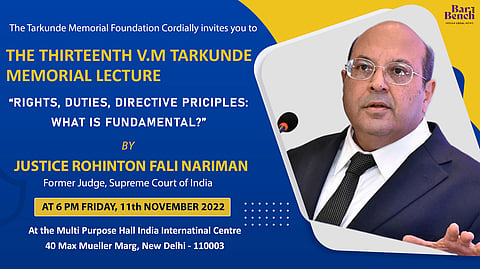 The Thirteenth V.M Tarkunde memorial lecture