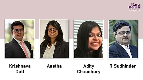 Krishnava Dutt, Aastha, Adity Chaudhury and R Sudhinder