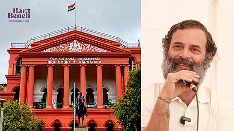 Rahul Gandhi and Karnataka High Court