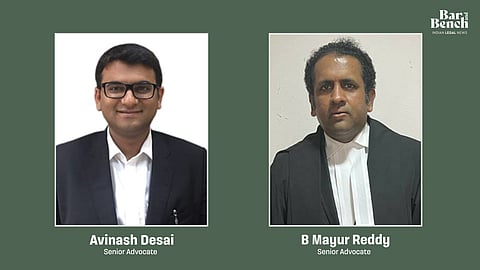 Senior Advocate Avinash Desai, Senior Advocate B Mayur Reddy