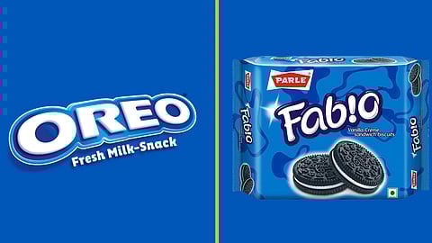 Oreo biscuits and Parle's Fabio