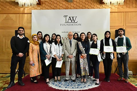 LAW Foundation holds convocation in Srinagar to celebrate completion of corporate law training for students