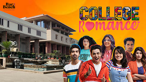Poster of College Romance and Delhi High Court