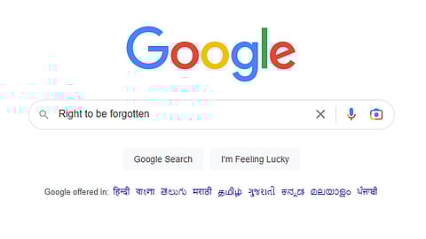 Right to be forgotten and Google