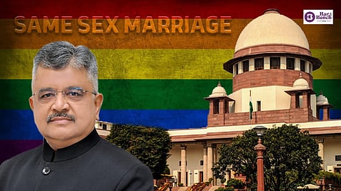 Tushar Mehta, Supreme court  and same sex marriage