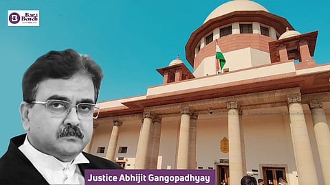 Justice Abhijit Gangopadhyay and Supreme court