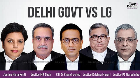 Justice Hima Kohli, Justice MR Shah, CJI DY Chandrachud, Justice Krishna Murari and Justice PS Narasimha