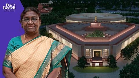 President Droupadi Murmu, New Parliament Building