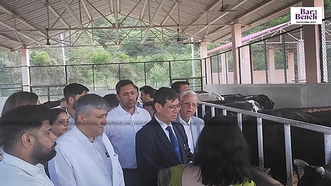 Chief Justice Kotiswar inspects Gaushala