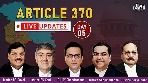 Day 5 Article 370 live