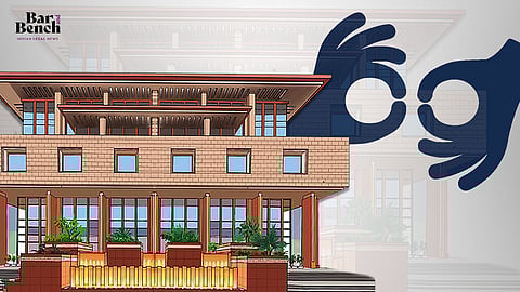 sign language interpreter with Delhi HC