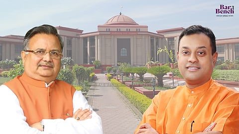 BJP leaders Raman Singh, Sambit Patra and Chhattisgarh HC