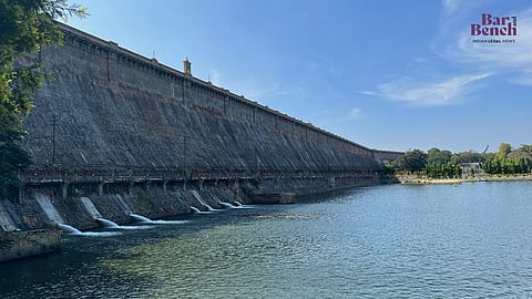 Krishna Raja Sagara dam and Cauvery River