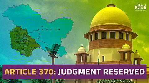 Article 370: Judgment reserved