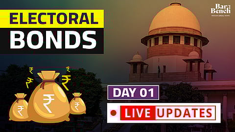 Supreme Court, Electoral Bonds, Live updates