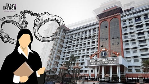 lady lawyer, Handcuffs, Kerala High Court