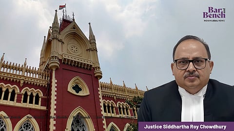 Justice Siddhartha Roy Chowdhury with Calcutta High Court
