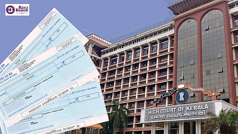 blank cheque, Kerala High Court