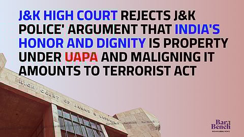 UAPA and J&K High Court