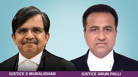 Justice S Muralidhar, Justice Arun Palli