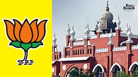 Madras High Court and BJP lotus symbol