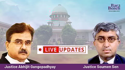 Justice Abhijit Gangopadhyay and Justice Soumen Sen