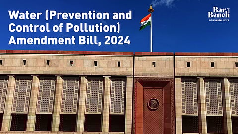 Water (Prevention and Control of Pollution) Amendment Bill, 2024
