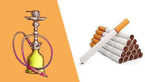 Hookah, Cigarettes