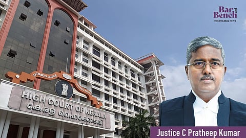 Justice C Pratheep Kumar with Kerala High Court
