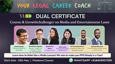 Learn Media and Entertainment Law from Top Mentors only at YLCC - Register Now!