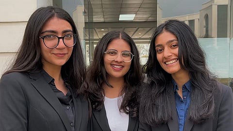 RGNUL semi-finalists at Leiden Sarin Air moot court competition