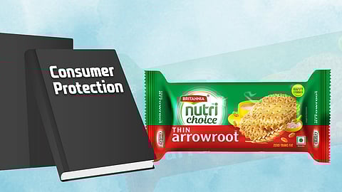 Britania Nutri Choice Thin Arrow Root Biscuits with Consumer Protection