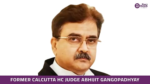 Former Calcutta HC judge Abhijit Gangopadhyay