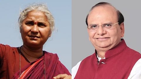 Medha Patkar and Delhi LG VK Saxena