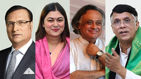 Rajat Sharma and Ragini Nayak, Jairam Ramesh and Pawan Khera