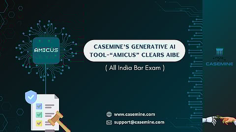 CaseMine's Generative AI tool AMICUS clears AIBE