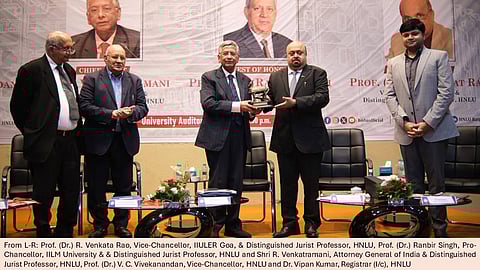 Institutions are convergence of Indian Values: Attorney General for India in ‘Jurists Speak’ at HNLU