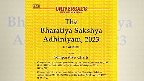 Bharatiya Sakshya Adhiniyam, 2023